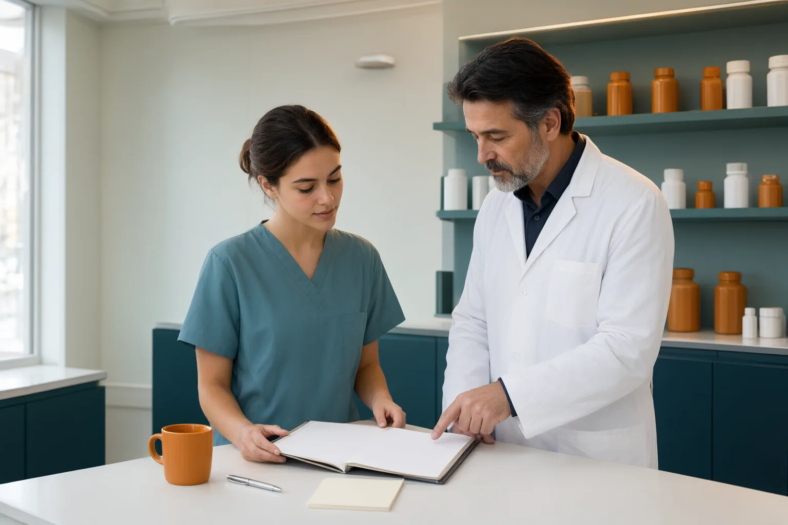 Editorial scene showing practical next steps for Pharmacy Technician Training Recognition vs. College Accreditation: What Should You Verify Before Enrolling?