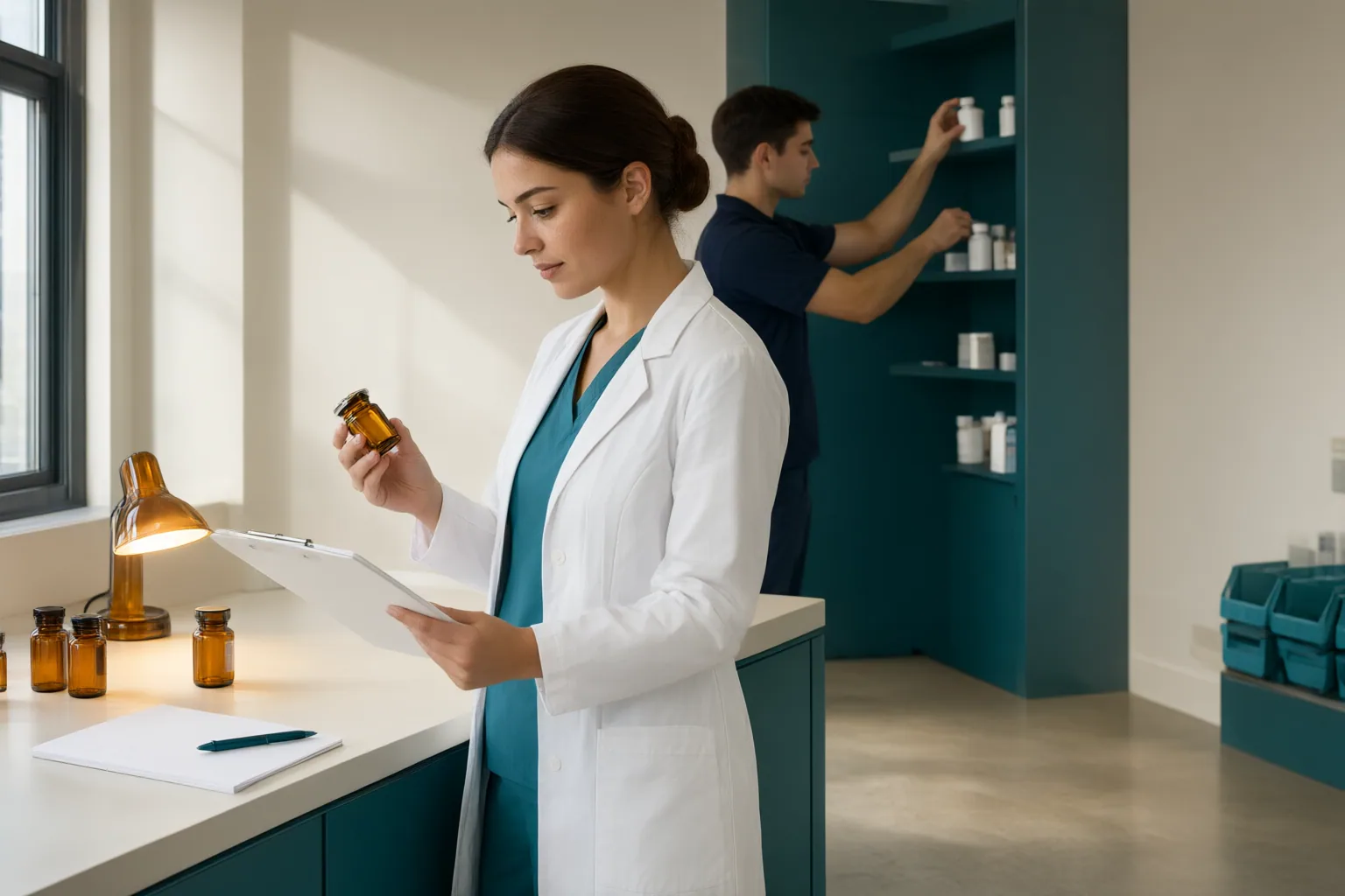 Editorial scene showing practical next steps for PTCB Certification vs. Assessment-Based Certificates: What Is the Difference, and Which Credential Fits Your Next Step?
