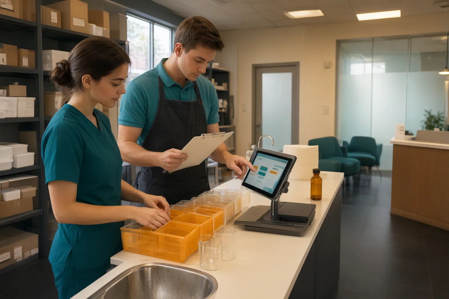 Editorial scene showing practical next steps for Can a Community Pharmacy’s Service List Tell You What a Pharmacy Technician Will Actually Do?