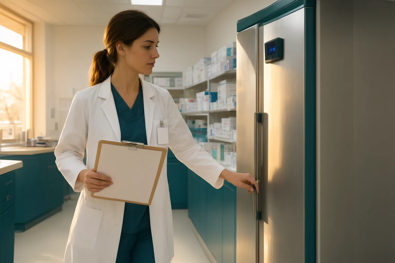 Editorial scene showing practical next steps for Does PTCB CPhT Certification Automatically Qualify You for Vaccination-Related Work at a Community Pharmacy?