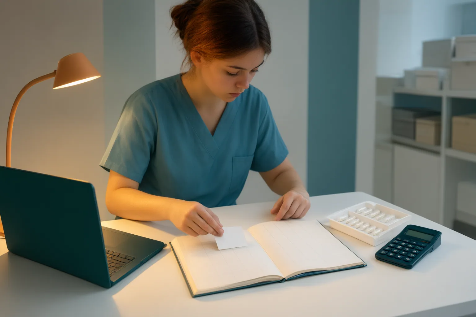 Editorial scene showing practical next steps for How to Estimate the Full Time Commitment of Pharmacy Technician Training Beyond Class Hours