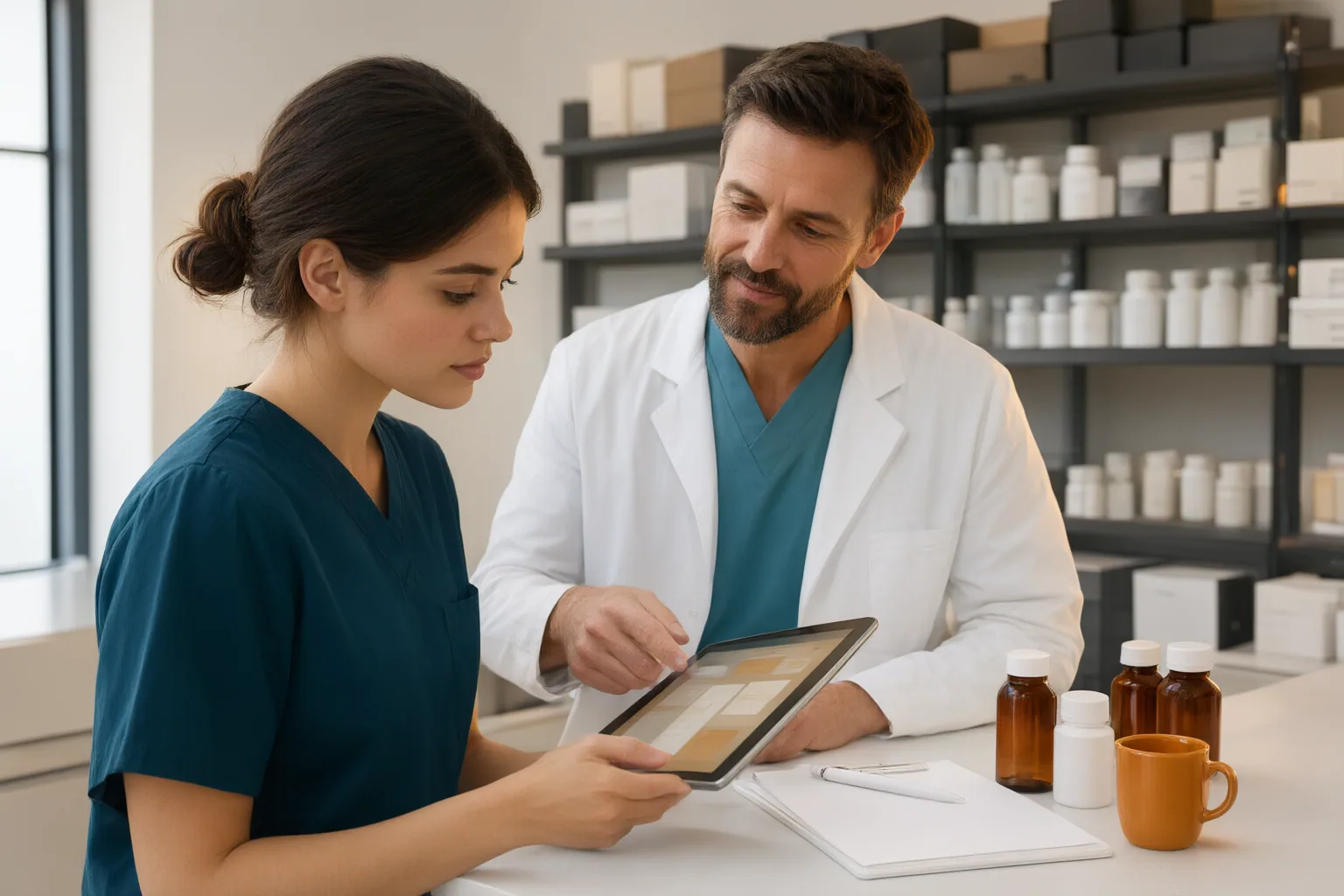 Editorial scene showing practical next steps for New Credential and Pharmacy Technician Pay: A Practical Evaluation Framework