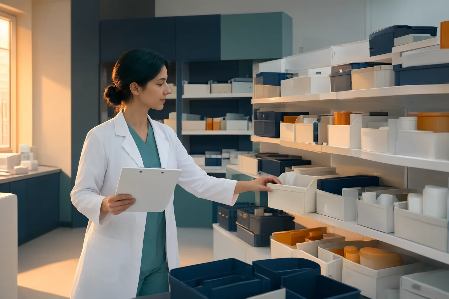 Editorial scene showing practical next steps for Pharmacy Technician Career Planning in Buffalo, New York: A Research Checklist