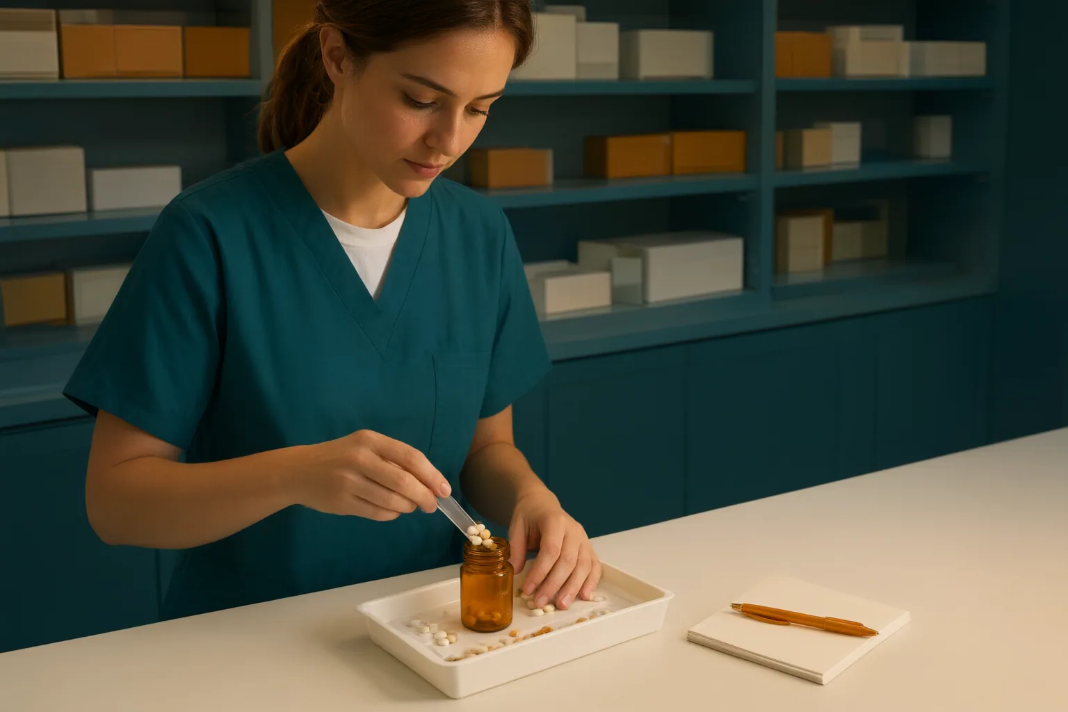 Editorial scene showing practical next steps for The Prescription Journey: What Prospective Pharmacy Technicians Should Understand Before Training