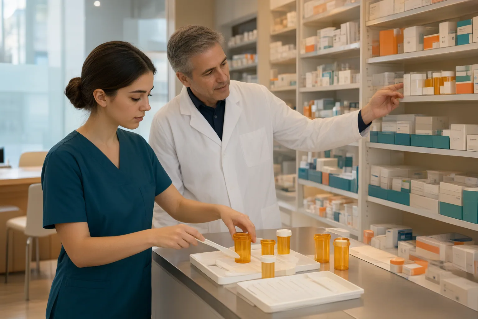 Editorial scene showing practical next steps for What Pharmacy Technician Students Should Learn About Local Pharmacy Services Beyond National Certification