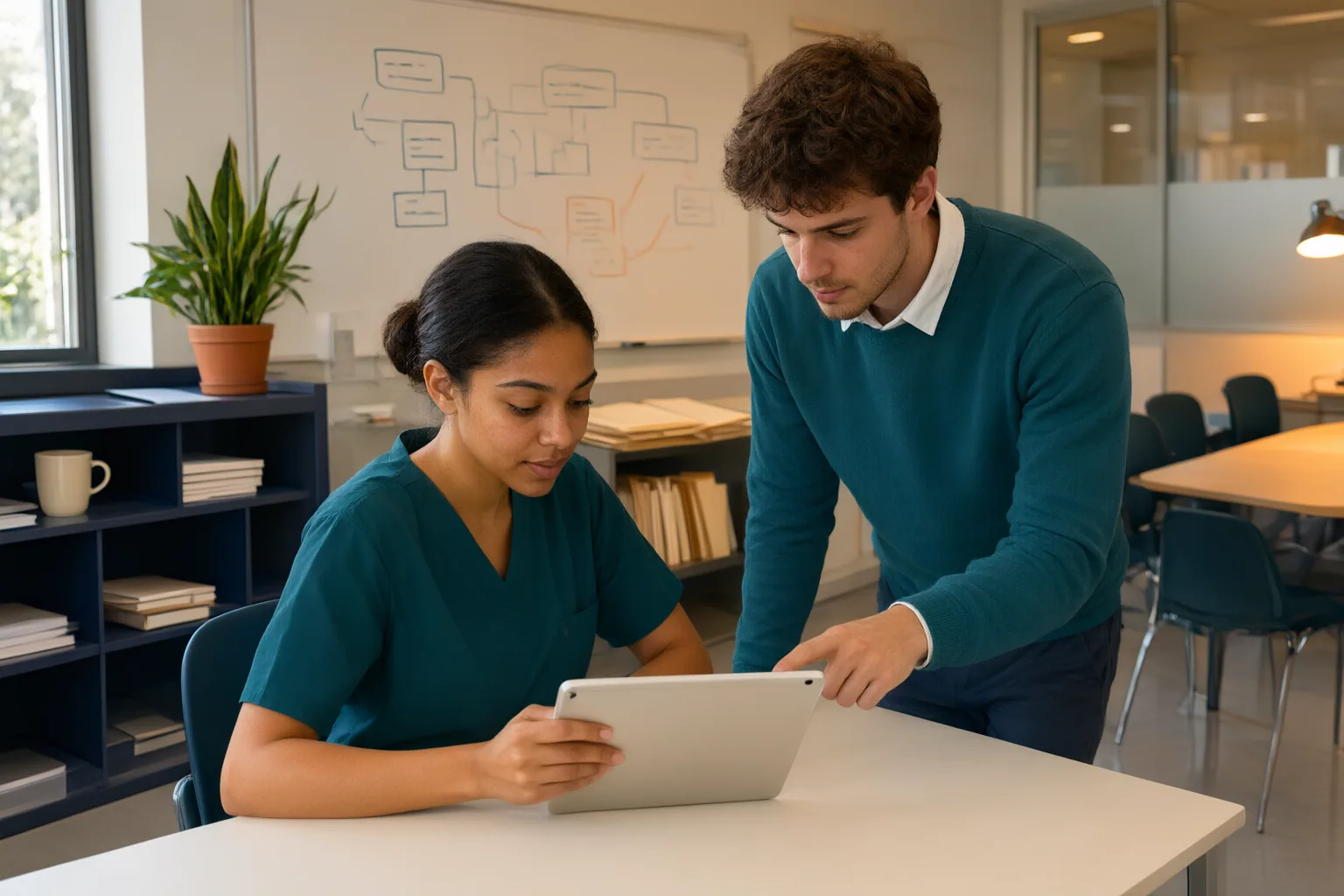 Editorial scene showing practical next steps for What to Do When Your Pharmacy Technician Program Changes Its Curriculum