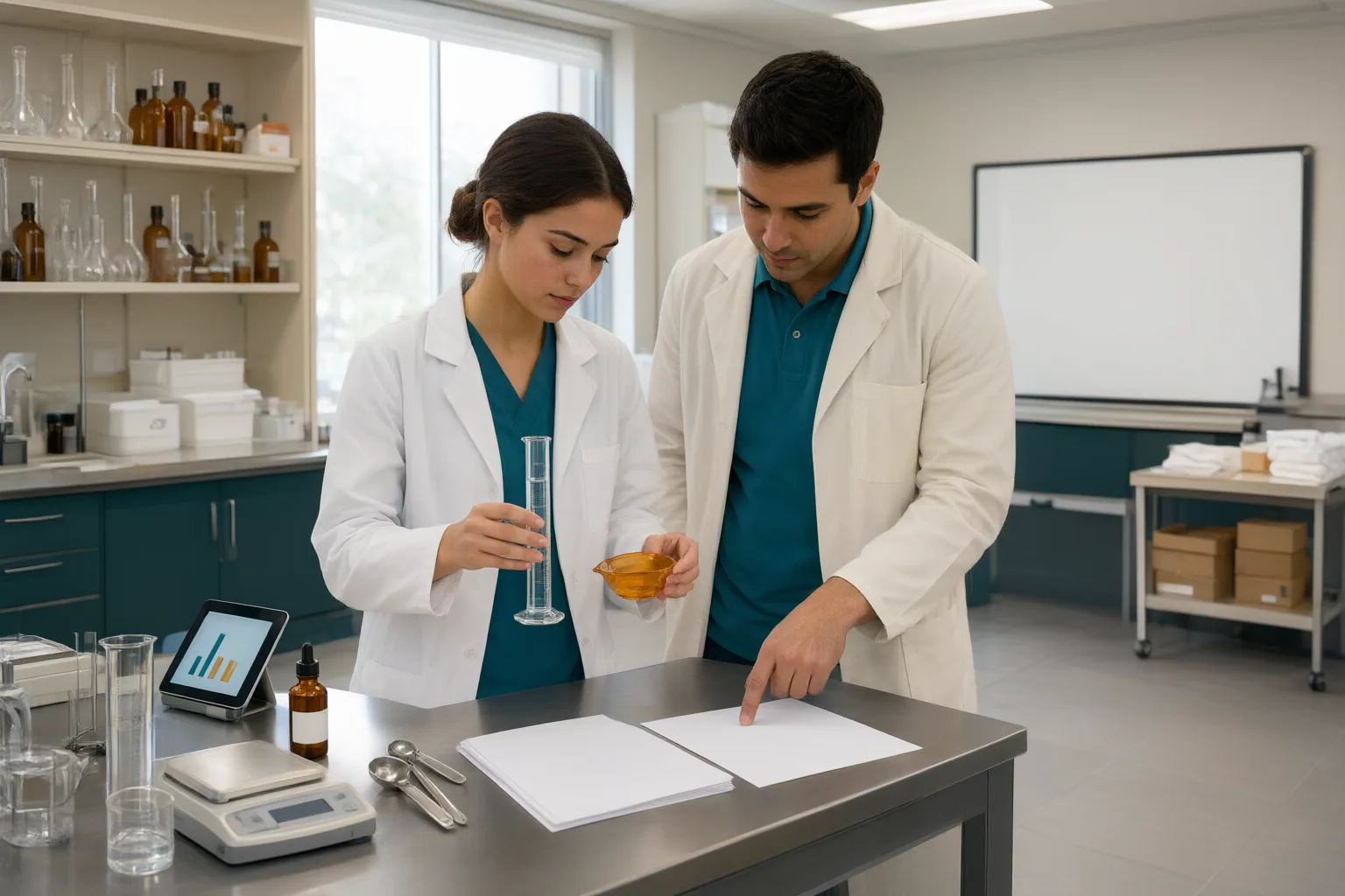 Editorial scene showing practical next steps for Academic Remediation Options for Pharmacy Calculations: What to Look For
