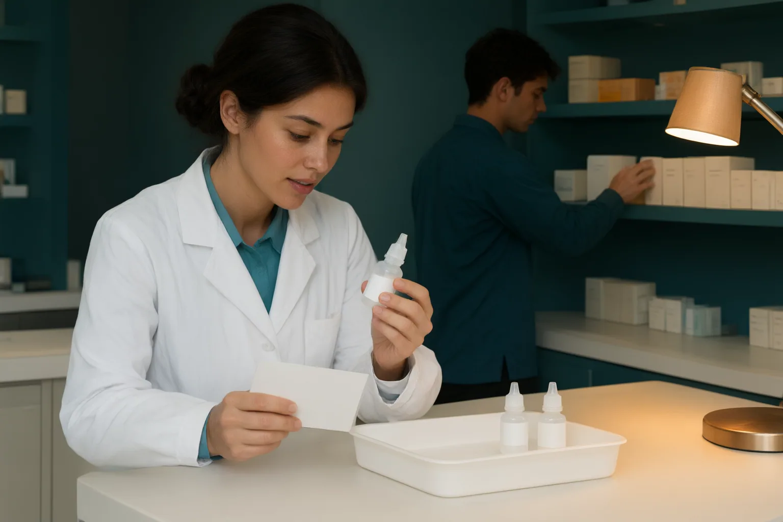 Editorial scene showing practical next steps for Eye Drops Recalled: What Pharmacy Technicians Should Know at Work