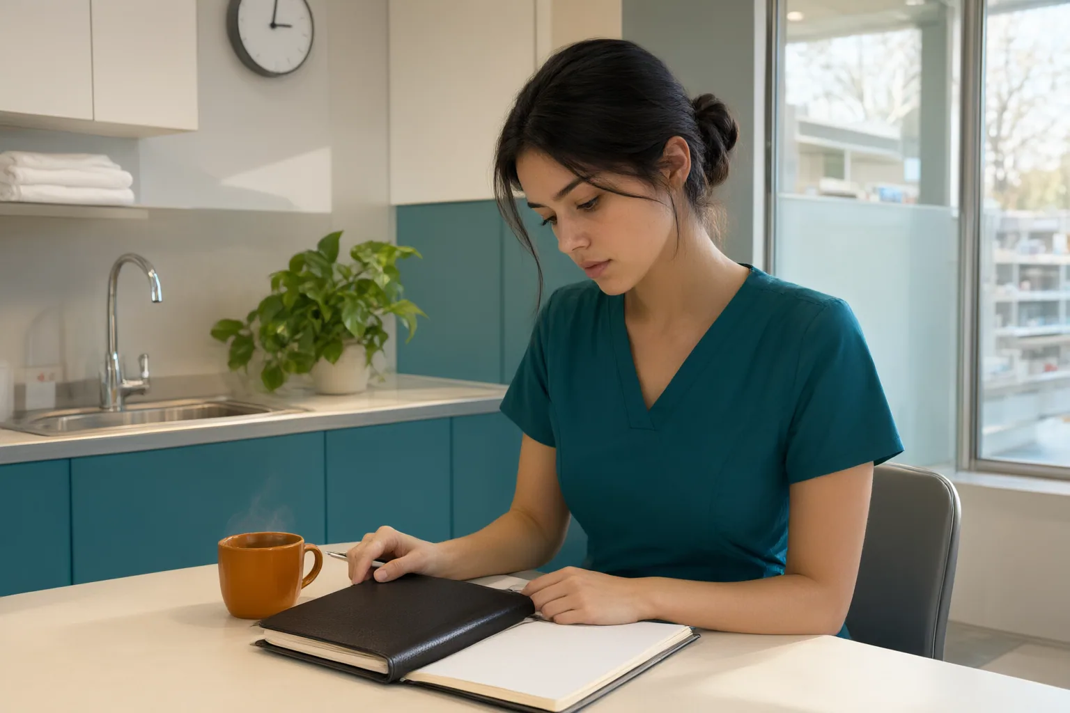 Editorial scene showing practical next steps for How Pharmacy Technician Applicants Can Compare Guaranteed Hours Across Job Offers