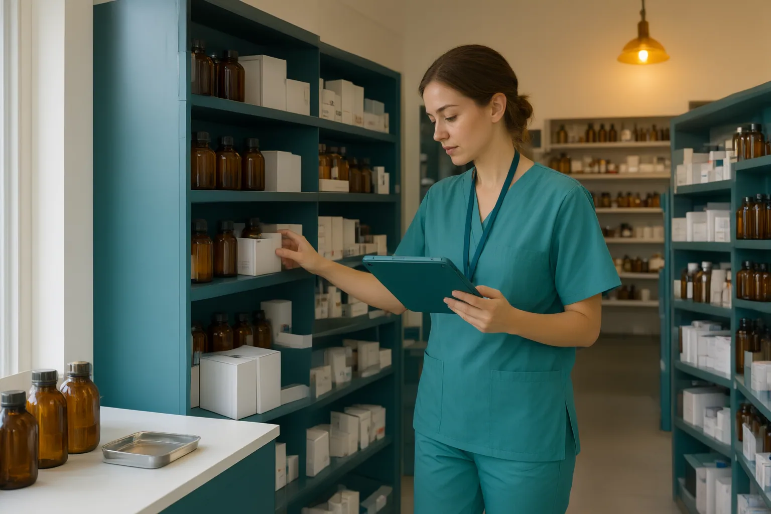 Editorial scene showing practical next steps for How to Turn Data Entry Experience Into Transferable Skills for a Pharmacy Technician Application