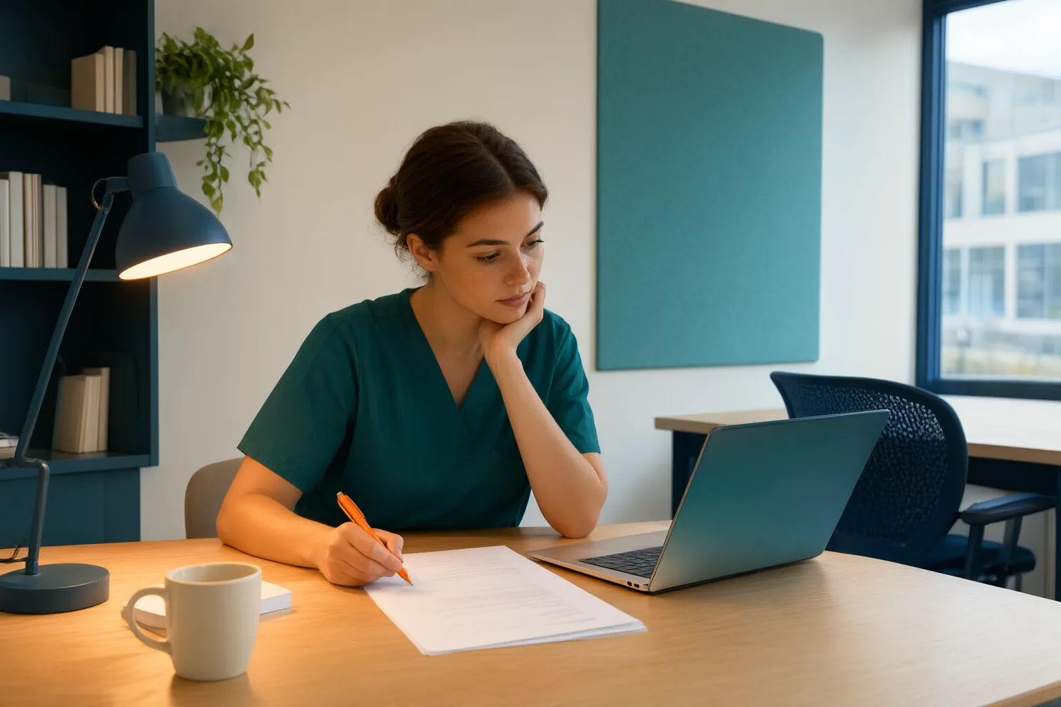 Editorial scene showing practical next steps for How to Use a Certification Exam Score Report to Plan Your Next Study Cycle