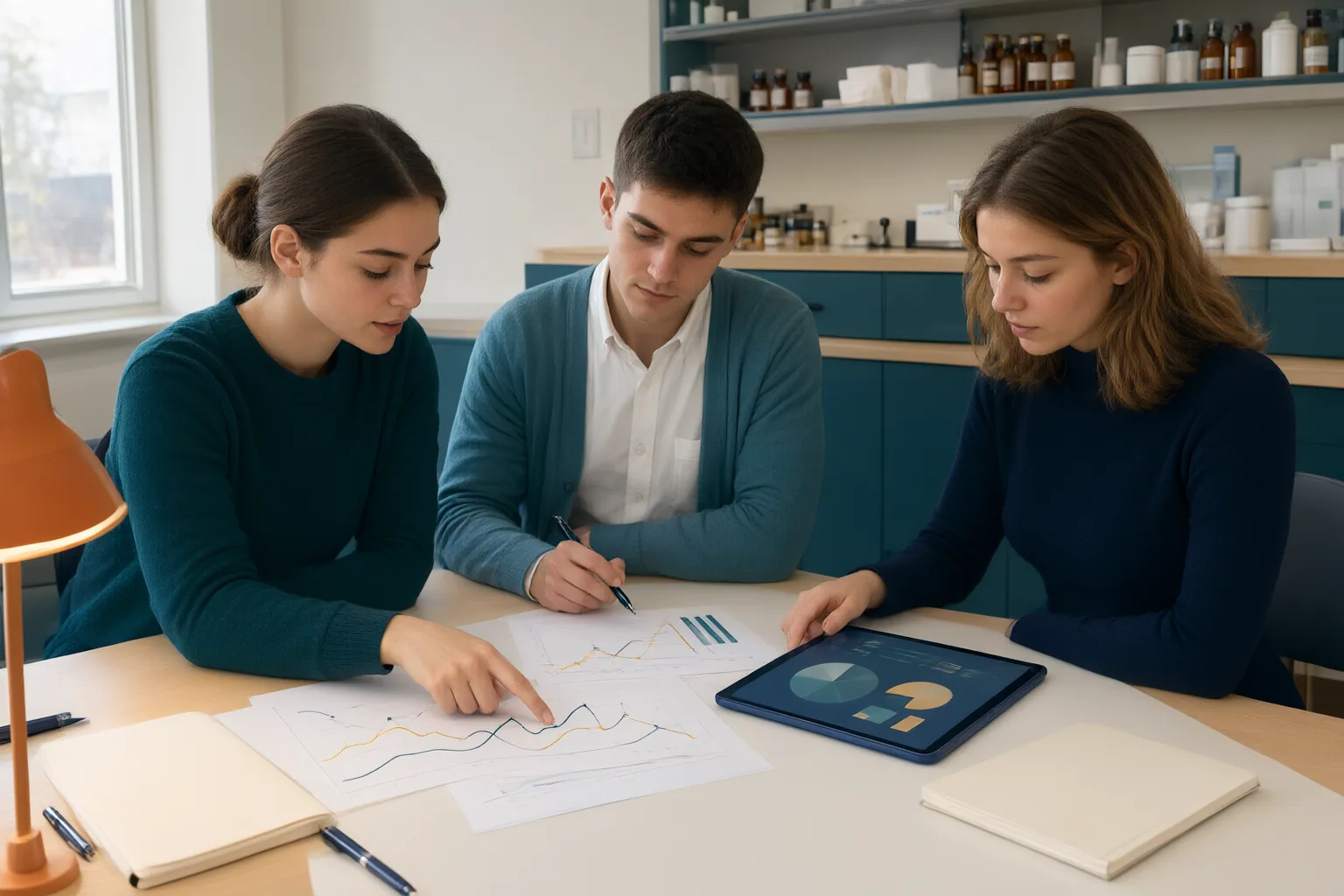 Editorial scene showing practical next steps for Surrogate Endpoints: How Pharmacy Technician Students Can Interpret Medication Claims